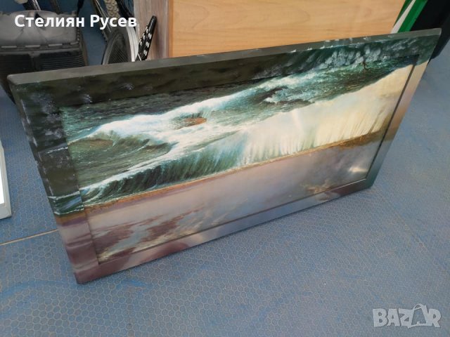 картина пейзаж с маслени бой -цена 100лв -размер 135/70см -внос  Холандия 0899293916 VIBER за въпрос, снимка 4 - Картини - 27998022