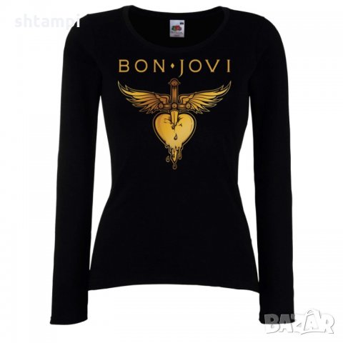 Дамска тениска Bon Jovi 3, снимка 1 - Тениски - 32860034