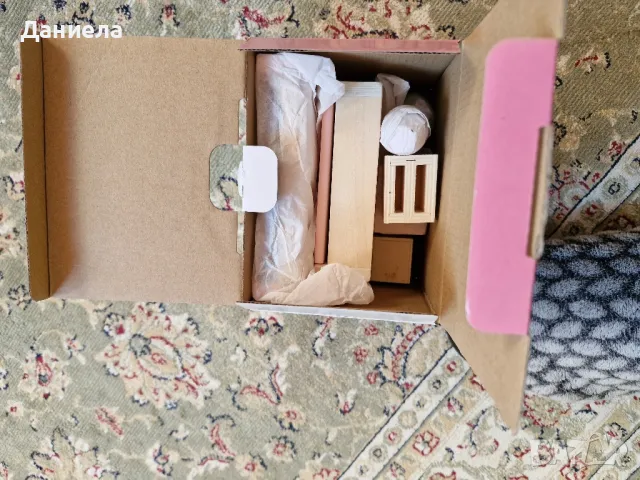 Детска дървена къща за кукли , снимка 8 - Играчки за стая - 48154338