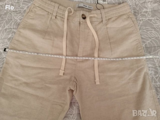 Ленен панталон Mango, снимка 3 - Панталони - 50706057