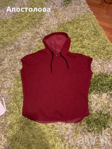 Бордо суитчер без ръкави, снимка 1