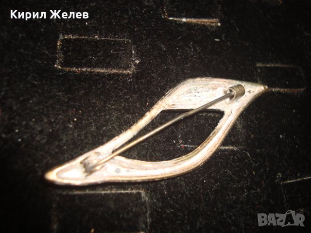 ПОЗЛАТЕНА СТАРИННА СТИЛИЗИРАНА АРТ-ДЕКО БРОШКА 20953, снимка 4 - Други - 32240915