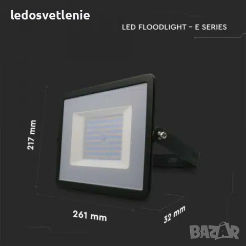 100W LED Прожектор V-tac 2 Години Гаранция 8700 лумена ЛЕД Светодиодни Лампи , снимка 2 - Прожектори - 26551615