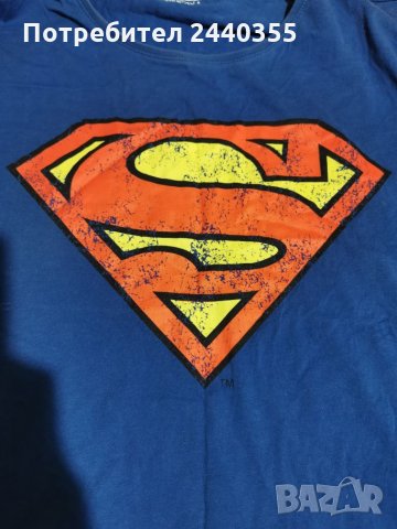 Мъжка тениска на superman, снимка 2 - Тениски - 26772397