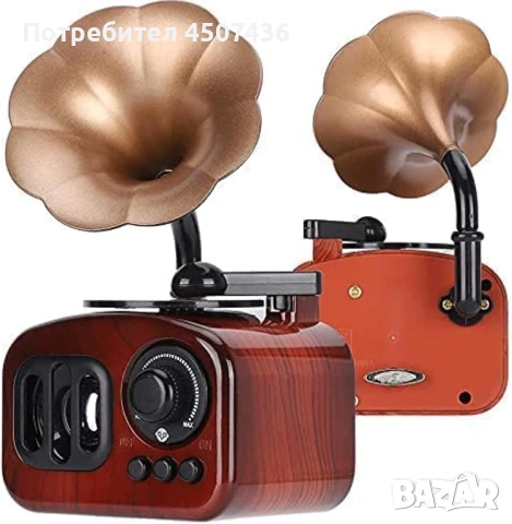 Музикална кутия, ретро фонограф, снимка 7 - Декорация за дома - 50840252