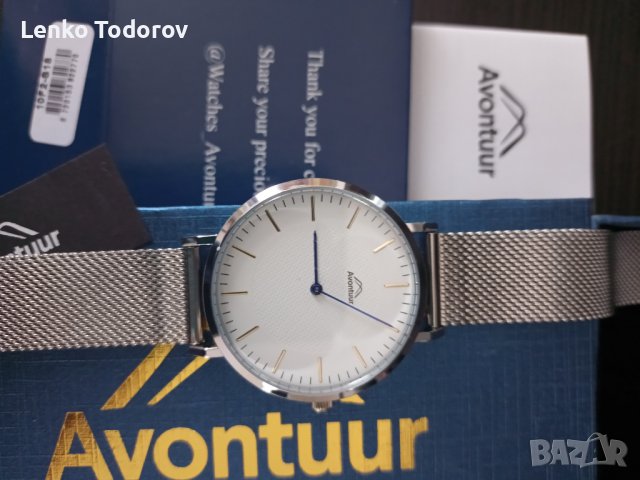 НОВ Ежедневен стилен часовник ,в луксозна кутия много симпатичен!!!, снимка 2 - Мъжки - 37166583