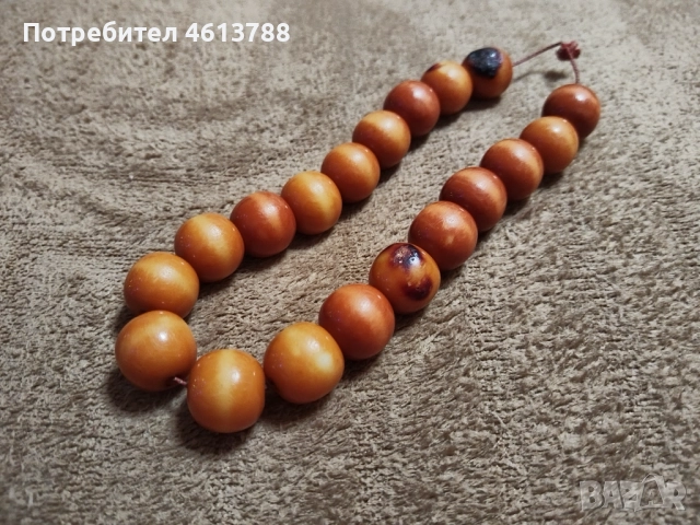 Стара Бакелитена броеница, снимка 2 - Антикварни и старинни предмети - 52806779