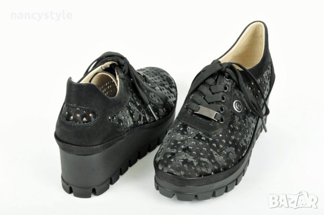 НОВО! Дамски обувки естествена кожа на платформа G -Два цвята, снимка 4 - Дамски ежедневни обувки - 40412229