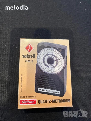 Немски кварцов метроном Wittner със слушалки, снимка 2 - Пиана - 52813812