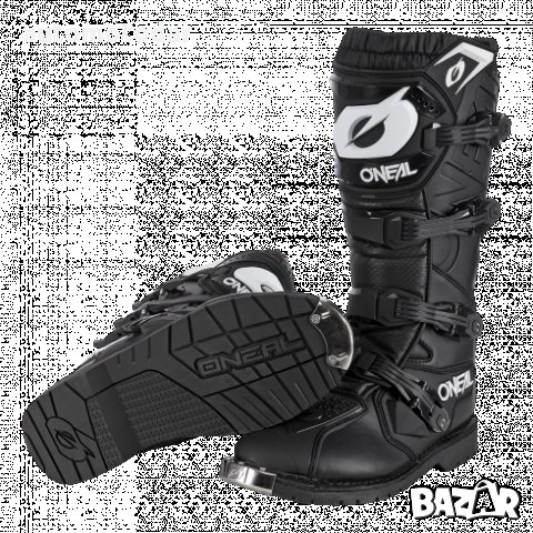 Мотокрос ботуши O'NEAL RIDER PRO BLACK в Аксесоари и консумативи в гр ...