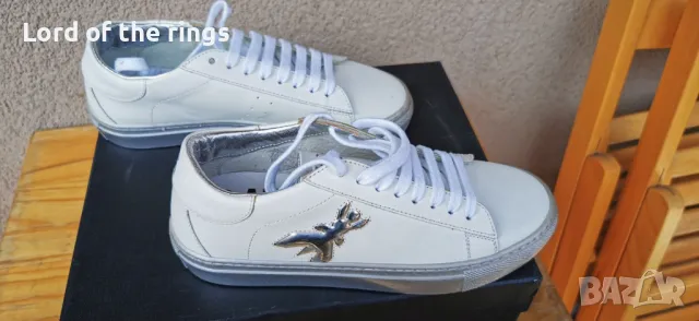 Оригинални маркови дамски маратонки/ сникърси PATRIZIA PEPE - 36 номер, снимка 2 - Маратонки - 49958504