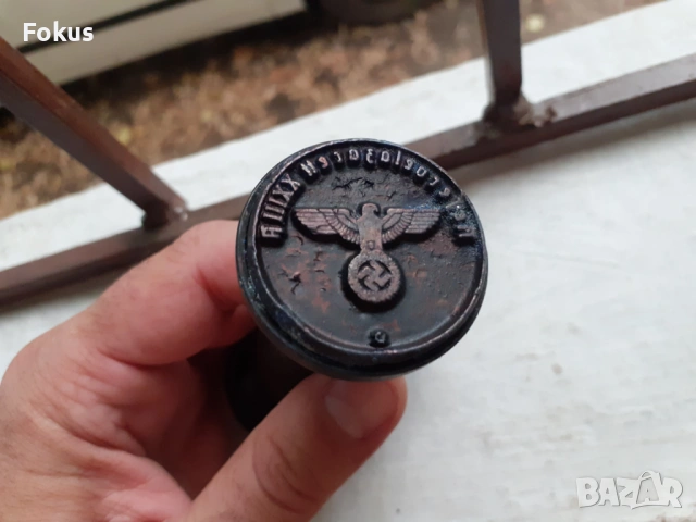 Стар немски печат Райх, снимка 3 - Антикварни и старинни предмети - 53306747