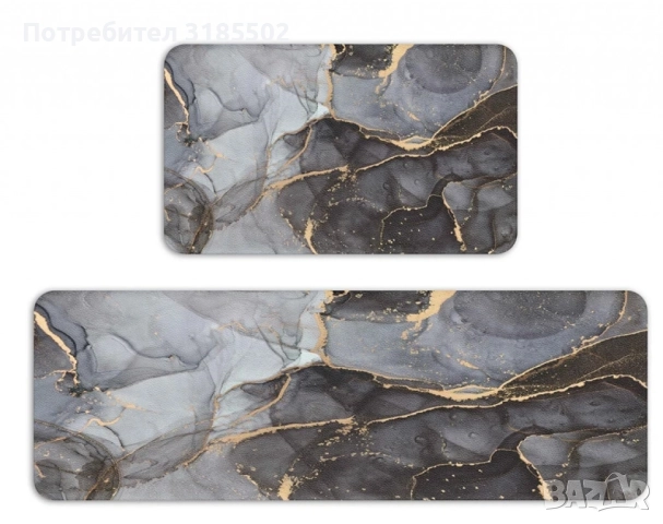 Комплект водоустойчиви противоплъзгащи постелки за кухня, различни цветове, снимка 16 - Пътеки - 51526557