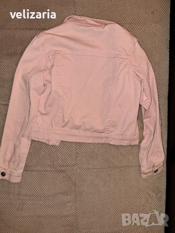 Розово дънково яке 12-14 г, снимка 3 - Детски якета и елеци - 43218065