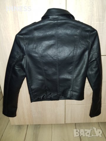 Кожено яке, снимка 10 - Якета - 28916561