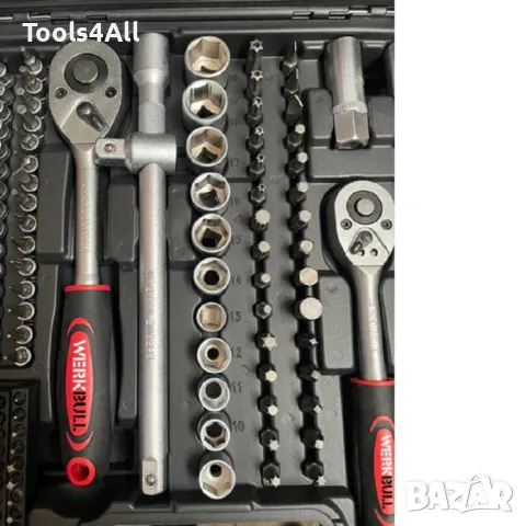 Premium Гедоре инструменти 216 части WERKBULL, снимка 4 - Гедорета - 48094284