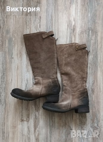 Дамски Ботуши от естествен велур, номер 38, снимка 3 - Дамски ботуши - 43355021