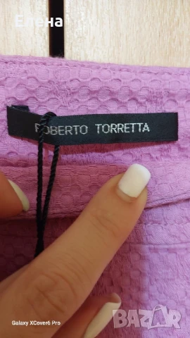 Пола ROBERTO TORRETTA. 100%памук. размер М. Нова. , снимка 6 - Поли - 50833913