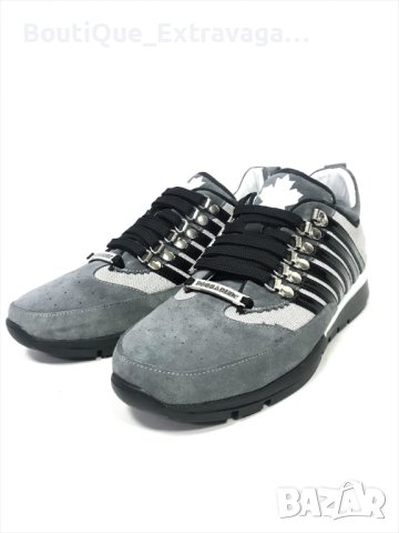 Мъжки обувки Dsquared Black/Grey !!!, снимка 2 - Маратонки - 44033167