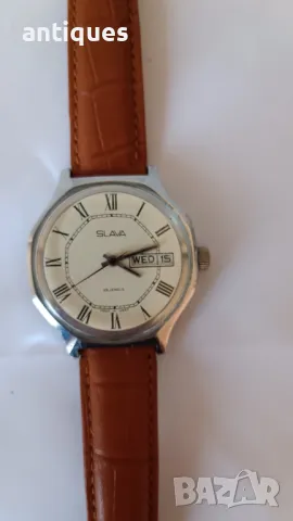 Продавам мъжки ръчен часовник - Слава / SLAVA 26 jewels, снимка 3 - Антикварни и старинни предмети - 48615897