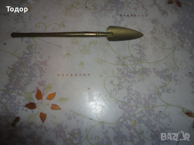 Бронзова фигура пластика лопата , снимка 3 - Декорация за дома - 43771624