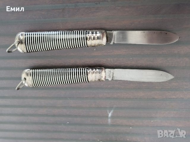 Лот антикварни сгъваеми ножове MIKOV , снимка 2 - Колекции - 43242964
