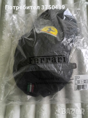 Класическа шапка на Ferrari, снимка 9 - Шапки - 53209291