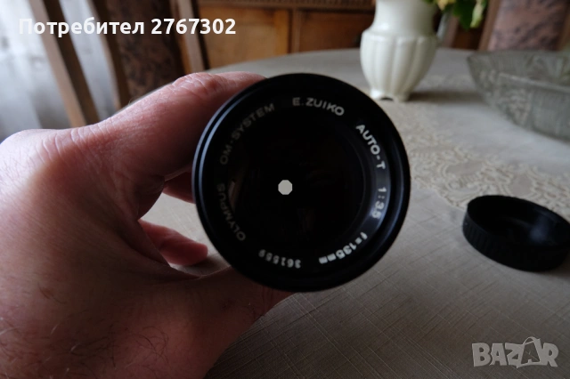 Olympus E Zuiko T-Auto 135mm f3.5 Manual lens. Olympus Mount., снимка 6 - Обективи и филтри - 53506531