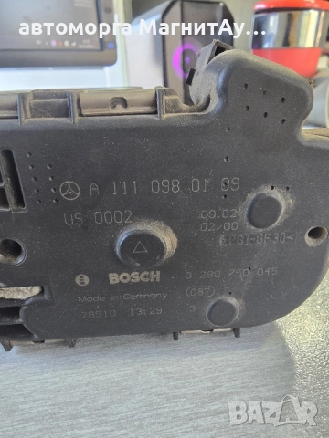 1110980109 Дроселова клапа Mercedes-Benz C-Класс W203/S203/CL203 W208, снимка 2 - Части - 52232367