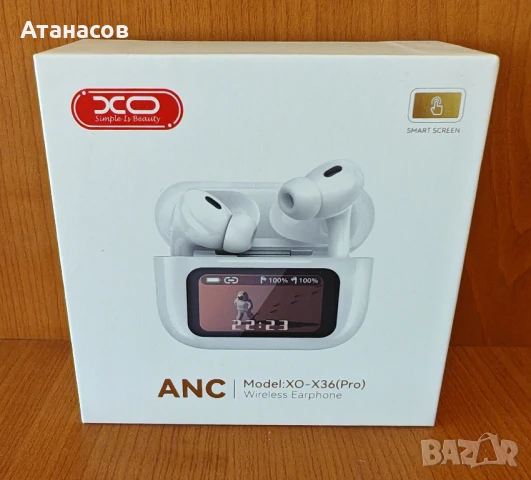 Слушалки безжични ANC XO-X36(Pro) Bluetooth 5.3 с дисплей, снимка 12 - Слушалки и портативни колонки - 50979867