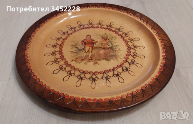 пано дървено за ценители 28см, снимка 3 - Пана - 52321864