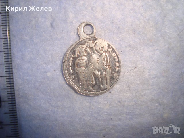 СТАРО РЯДКО ДВУСТРАННО ПОСРЕБРЕНО МЕДАЛЬОНЧЕ ТИП ПЕНДАР - КОПИЕ на СТАРИННА МОНЕТА 65211, снимка 4 - Антикварни и старинни предмети - 36973609