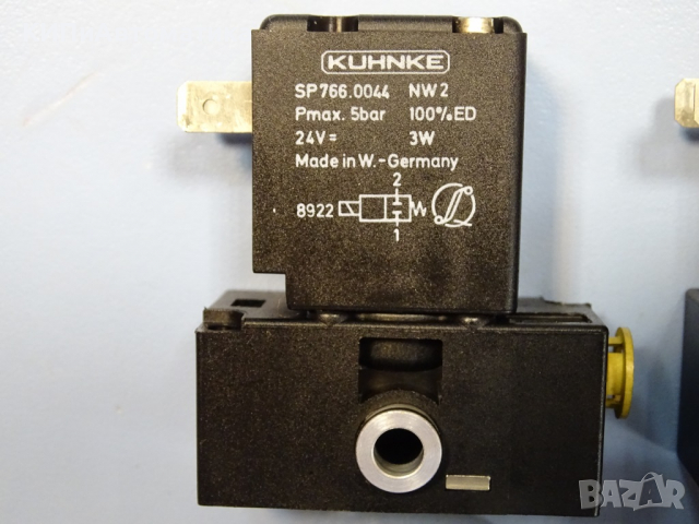 пневматичен блок KUHNKE SP 766.0044 24VDC solenoid valve, снимка 8 - Резервни части за машини - 36530589