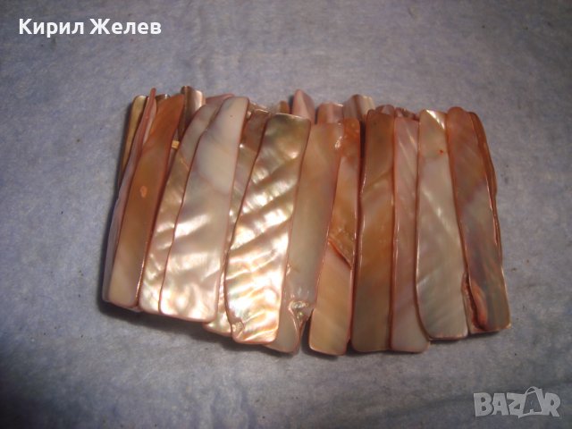 КРАСИВА СЕДЕФЕНА ЛЯТНА ГРИВНА ХЕНД МЕЙД БИЖУ КРАЛСКИ СЕДЕФ 6829, снимка 8 - Гривни - 37093637