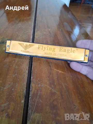 Стара хармоника Flying Eagle, снимка 3 - Други ценни предмети - 35163393