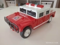 Стара американска брандирана играчка от 1999, Hummer H1, 29 см. и Mercedes ML, 28 см. на Dickie, снимка 5