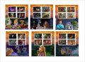 Чисти блокове Дисни Анимация Тарзан Алиса Спящата красавица 2018 от Тонго, снимка 1 - Филателия - 37689987