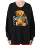 блуза Gucci Felted Jersey Sweatshirt With Teddy Bear размер М-Л, снимка 1