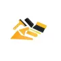 Комплект шпатули за фолио, Инструменти за поставяне на фолио, 7 части, Жълт, снимка 1