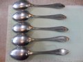 Лот от 5 бр. лъжици от завод "П. Денев", снимка 4