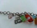 Гривна с цветни  висулки за китка или глезен, снимка 5