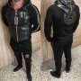 Мъжки спортен екип с бродерия черен Versace , снимка 1 - Спортни дрехи, екипи - 27759953