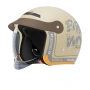 Каска за Мотор/Скутер/АТВ/Тротинетка Бежаво/Сиво, снимка 2