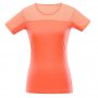 Дамска бързосъхнеща тениска Alpine Pro Leona оранжева, снимка 1 - Тениски - 33423792