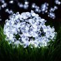 3705 Соларен гирлянд за градина с лампички във формата на цветя, снимка 4