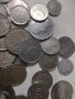 100бр световни монети от бял метал