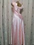 М Сладко розова ,сатенена, дълга нощница/ рокля /, снимка 5