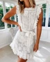 Бяла дантелена рокля , снимка 1