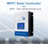MPPT 100A соларен контролер 100А – 12V 24V 36V 48V вход до 150v Висок клас, снимка 1