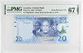 Лесото 20 малоти 2021 година  PMG 67, снимка 1